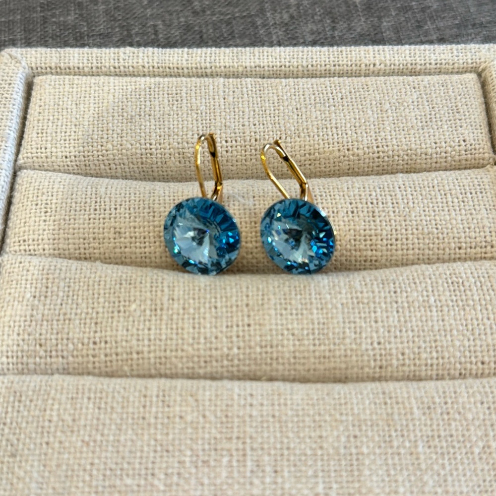 Blue Topaz Crystal Bella earrings